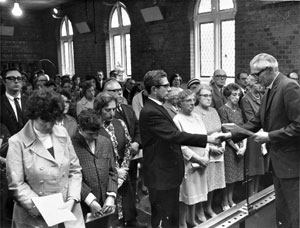 Re-opening Service in 1972